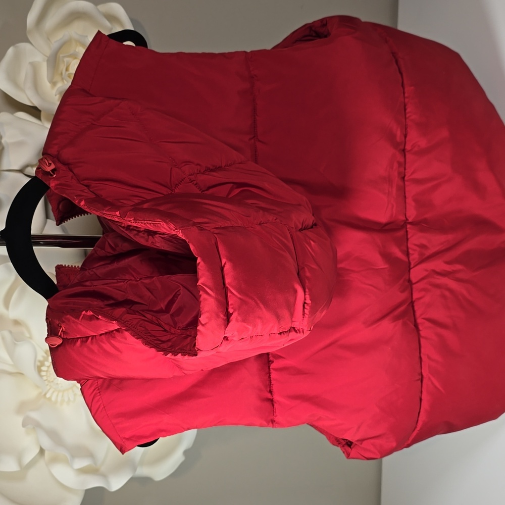 Fabletics Red Quilted Puffer Vest - Picture 4 of 6